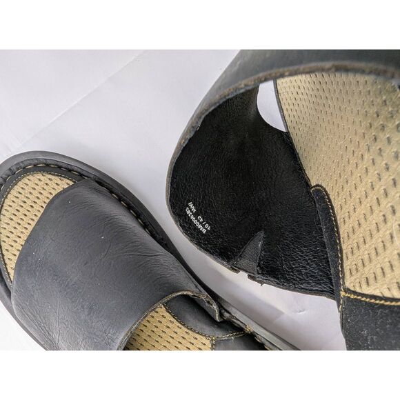 Born Men's Leeward Black Slide Sandals Sz 10 - Picture 5 of 5